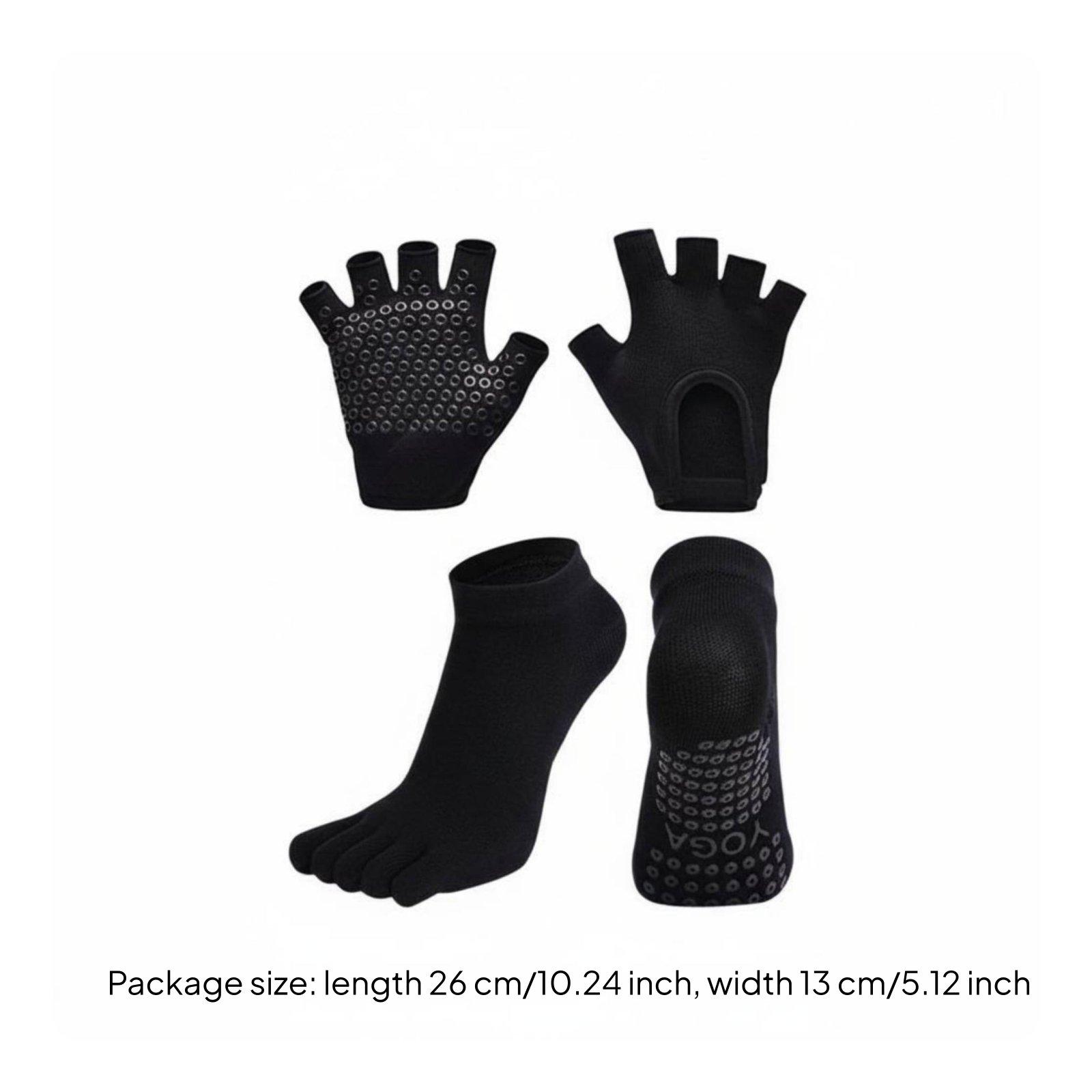 Grip Sock Yoga - Chaussettes de Pilates pour femme, antidérapantes,