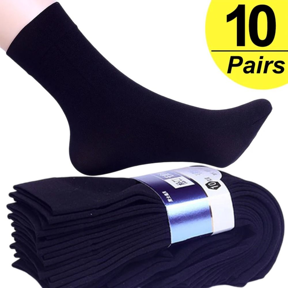 Silk Sock Bamboo - 10 paires de chaussettes pour hommes