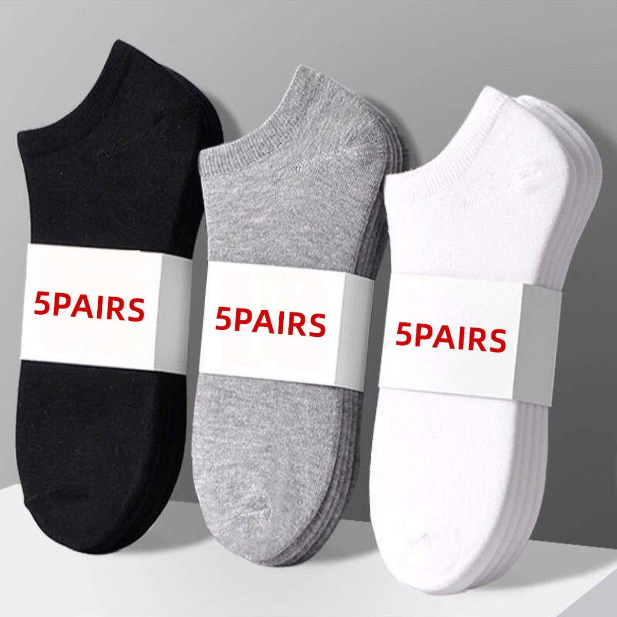 5 paires de chaussettes bateau - No Show Sock Women avis et prix