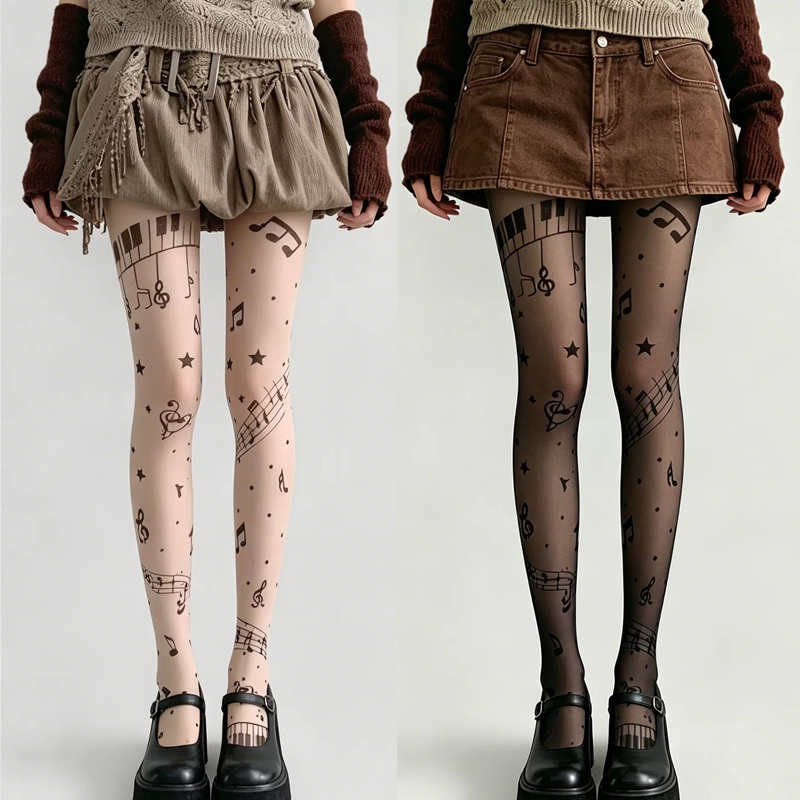 Collants transparents imprimés - Tights Pantyhose Sheer avis et prix