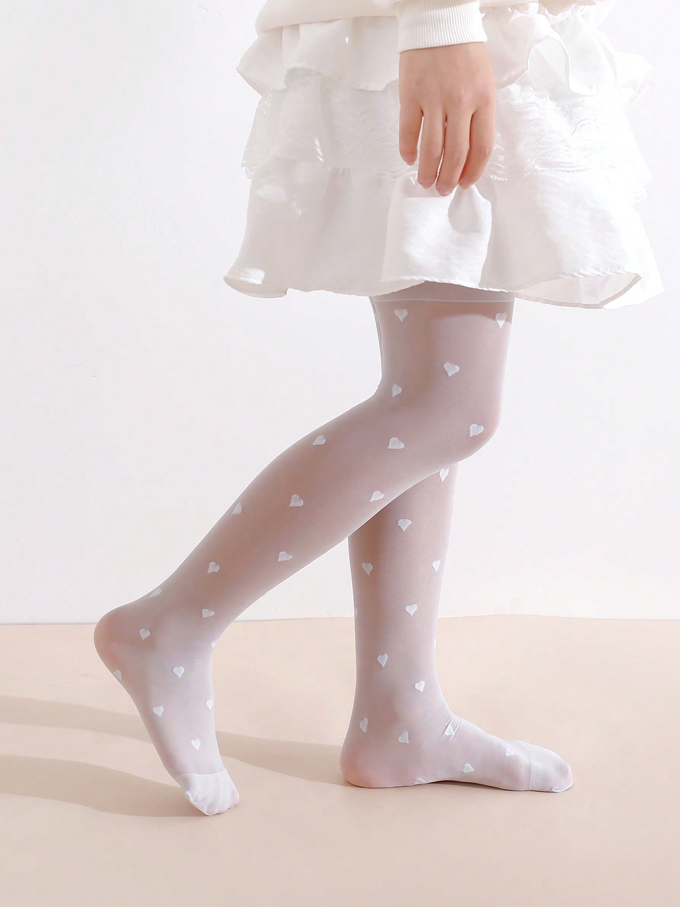 Collants imprimés cœur pour fi - Tights Pantyhose Sheer avis et prix