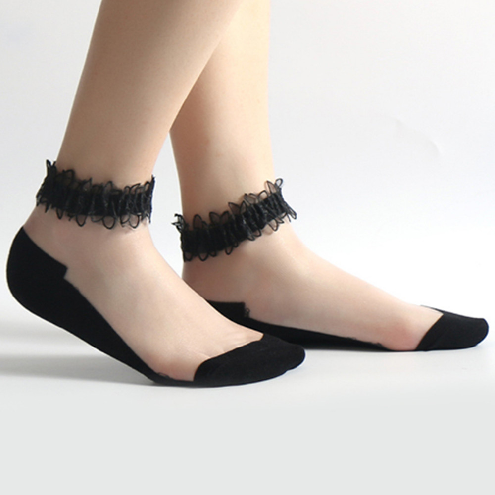 Femme dentelle chaussette cour - Invisibility Sock Loafer avis et prix