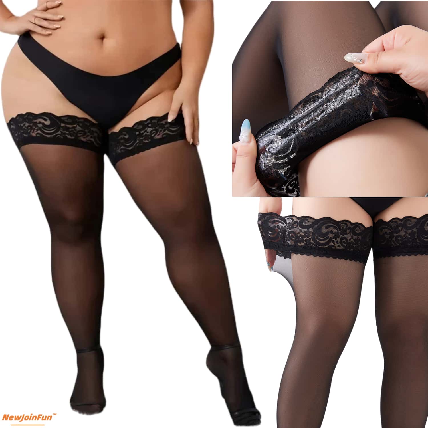 Lot de 5 paires de bas cuissar - Thigh High Sock Stay Up avis et prix