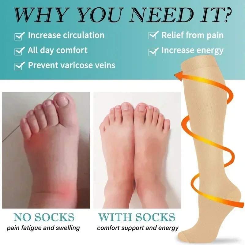 1 paire de chaussettes de comp - Compression Sleeve Calf avis et prix